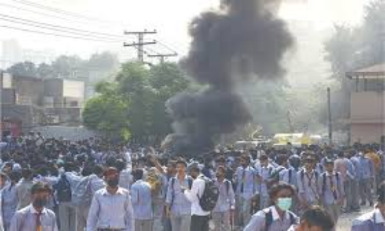 punjab college protest