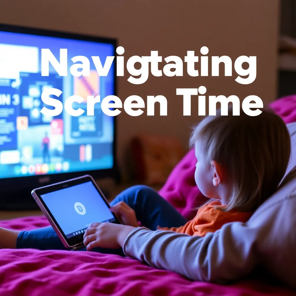 Navigating Screen Time: Setting Healthy Boundaries for Children